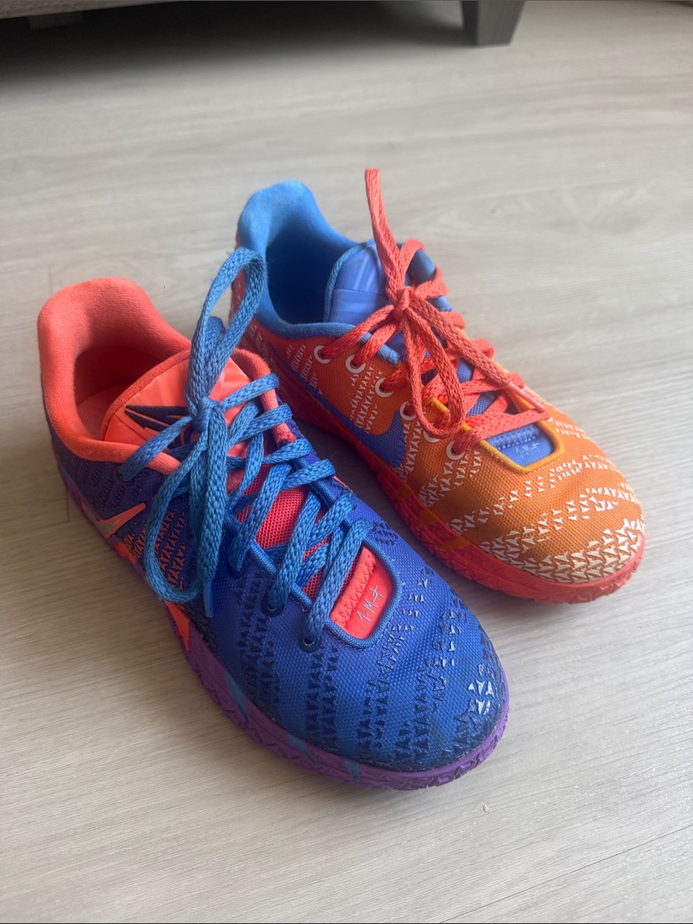 Nike Ja 3 KC Boys basketball Shoes - Blue & Orange
